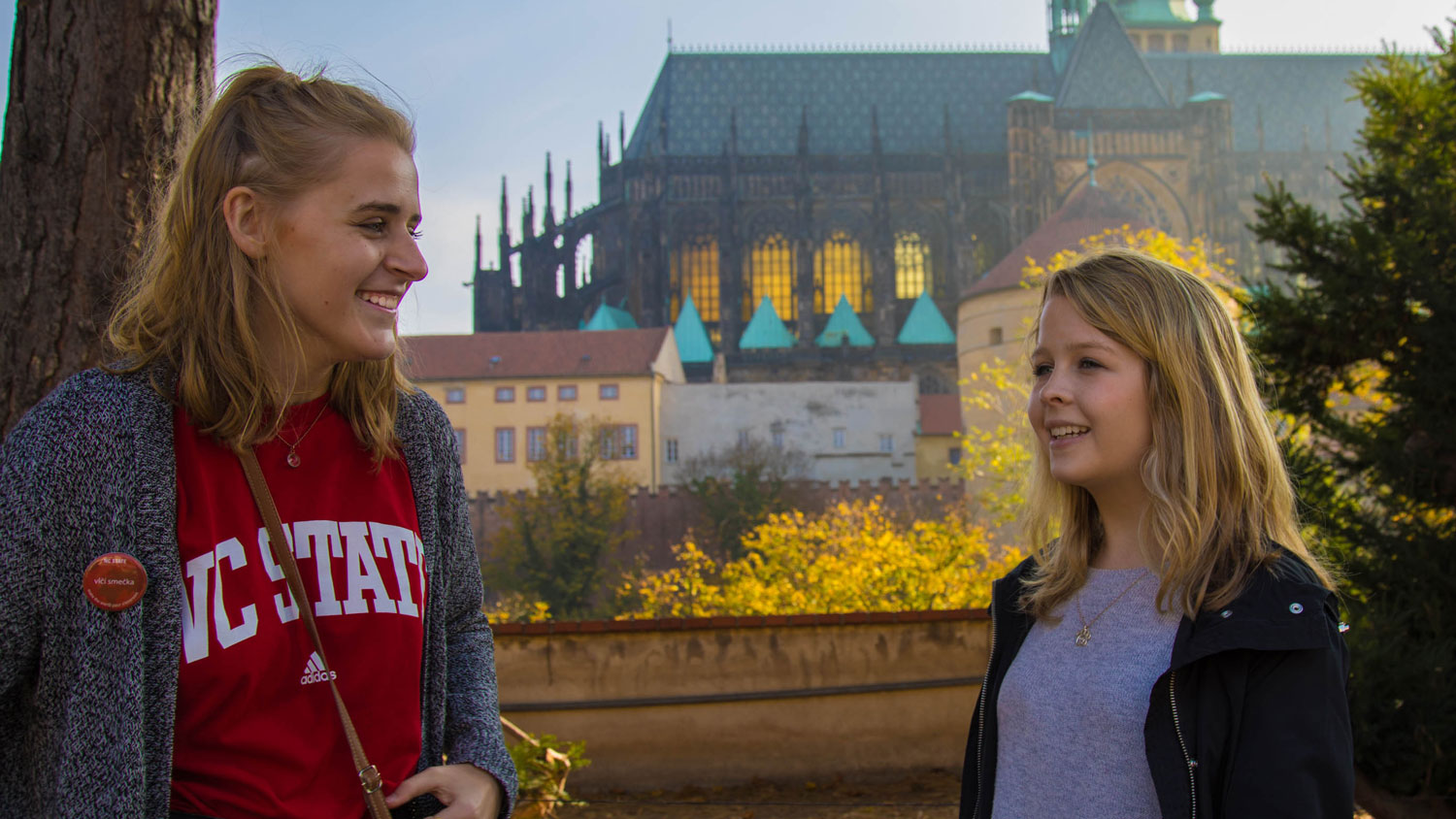 two women in prague