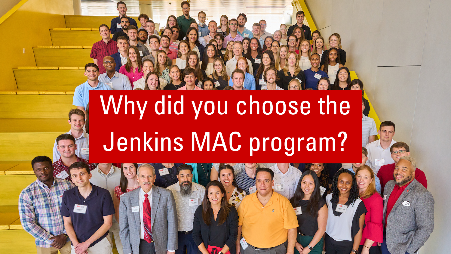 Why did you choose the Jenkins MAC Program YouTube Video