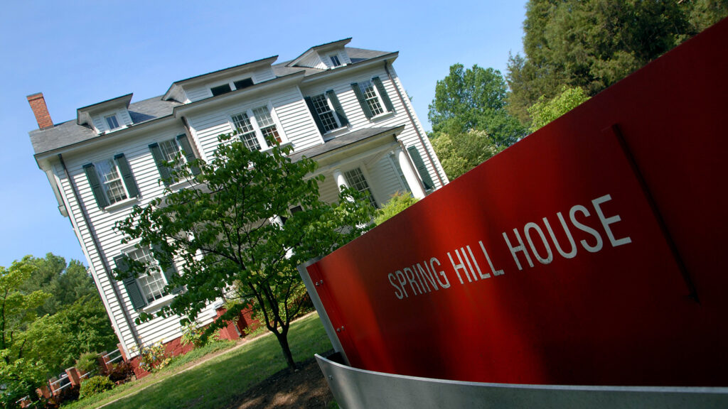 The exterior of the Spring Hill House, located on NC State's Centennial Campus.