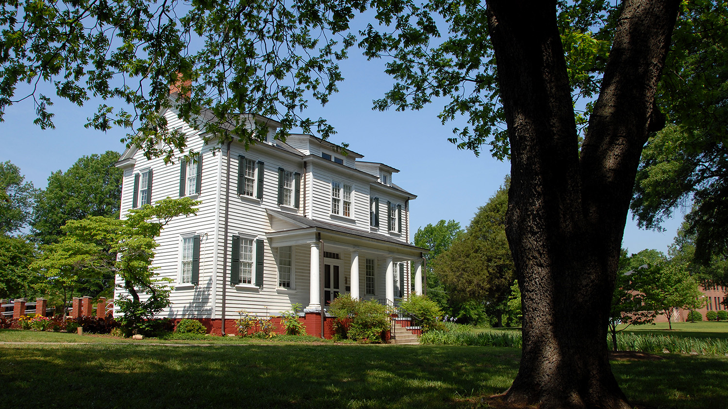 The exterior of the Spring Hill House, located on NC&#160;State's Centennial Campus.